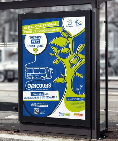La communication responsable de Keolis avec la belle semeuse dans l'Oise