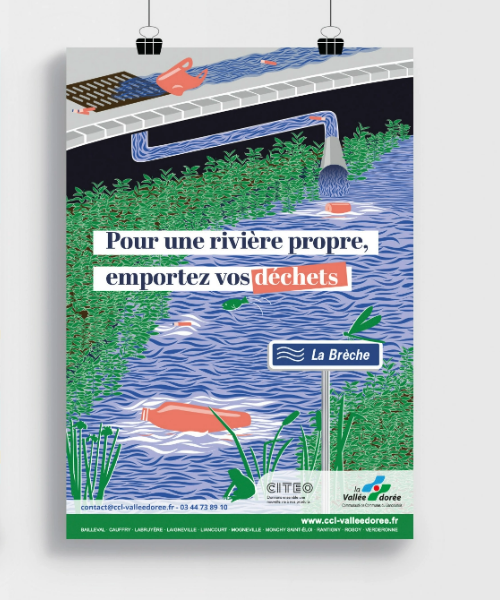 La communication responsable de Vallée Dorée avec la belle semeuse dans l'Oise