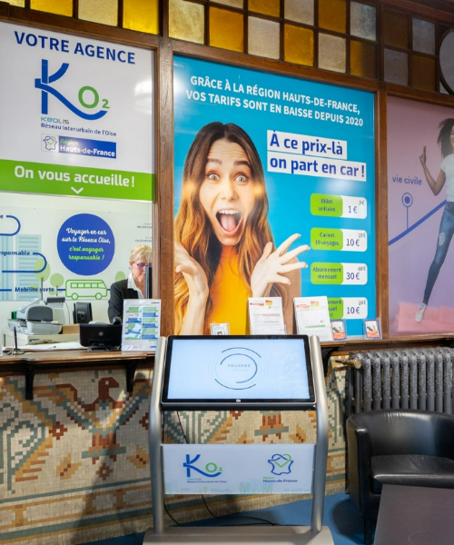 Signalétique de KO2 avec la belle semeuse dans l'Oise