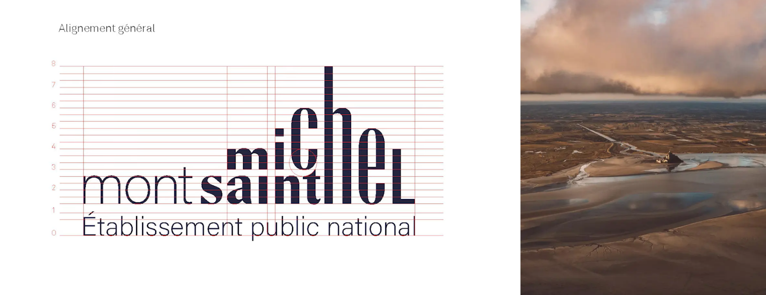 logo mont saint michel typographies création